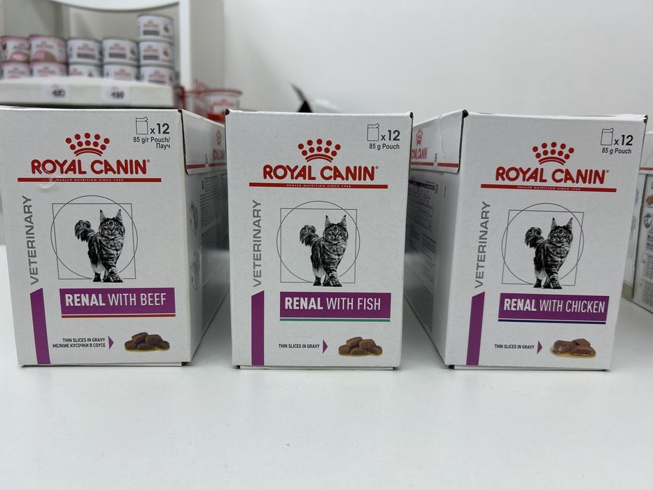 Royal canin renal chicken|beef|fish 85 г вологий корм