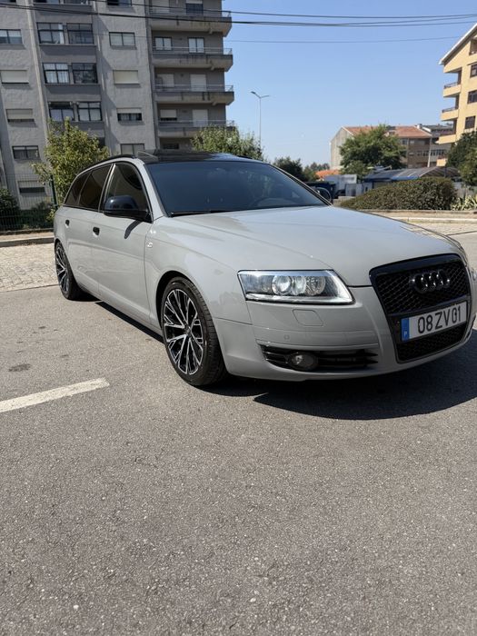 Audi A6 C6 3.0 TDI Quattro 70€ IUC | TETO ABRIR | PELE | BOSE | XENON | LED | F1 | NARDO GREY