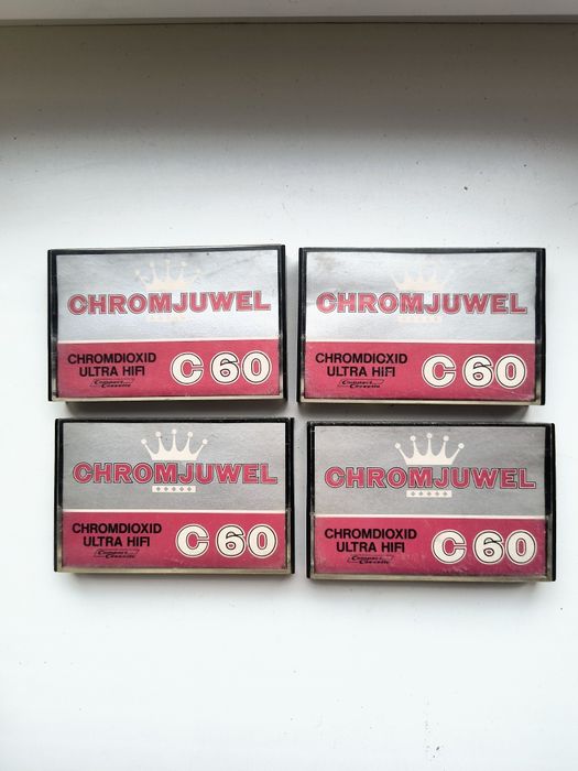 Касети для магнітофона Chromjuwel Chromdioxid C60 West Germany