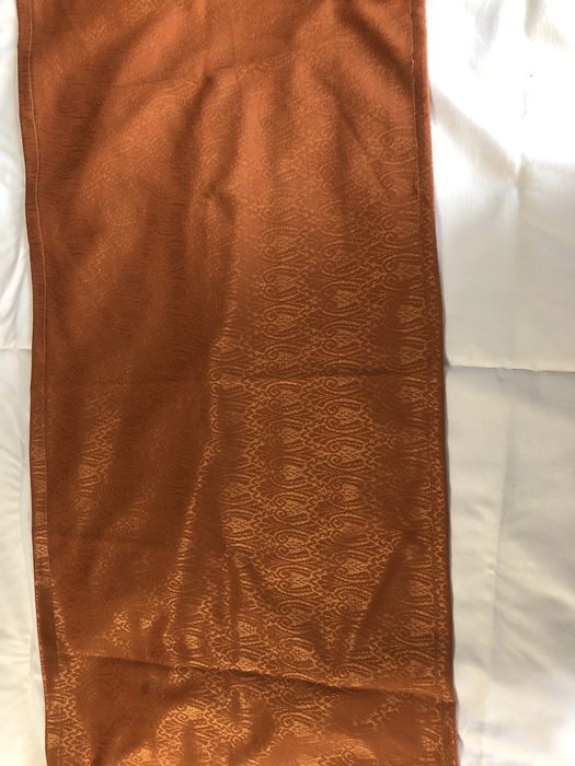 Małe Zasłony Okienne rude 2szt