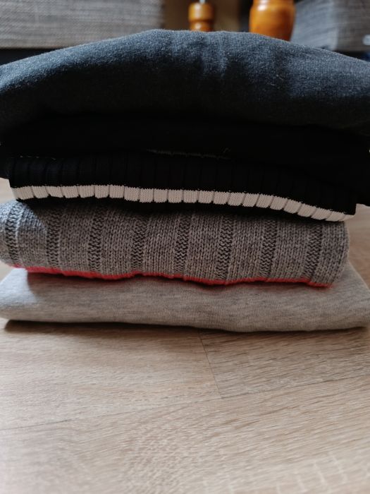 Bluza sweter narzutka Bluzy swetry damskie zestaw 5 szt
