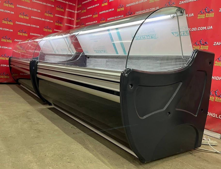 Холодильна вітрина.Горизонтальна вітрина.Gold.Холодильник продукції