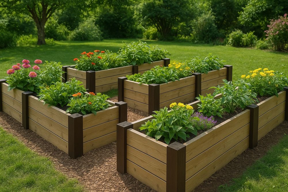 MODUŁOWE WARZYWNIAKI / KWIETNIKI – zbuduj własną kompozycję