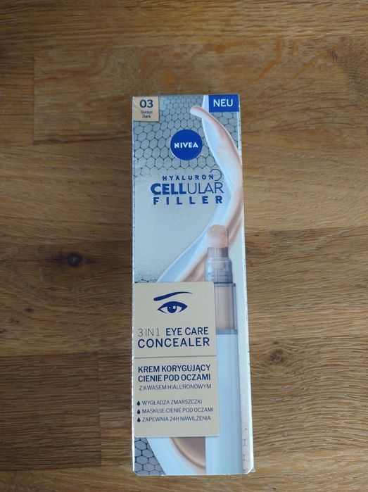 Nivea Cellular Filler 3w1 krem korygujący cienie pod oczami 03