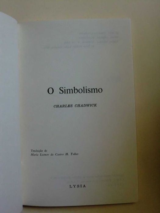 O Simbolismo
de Charles Chadwick