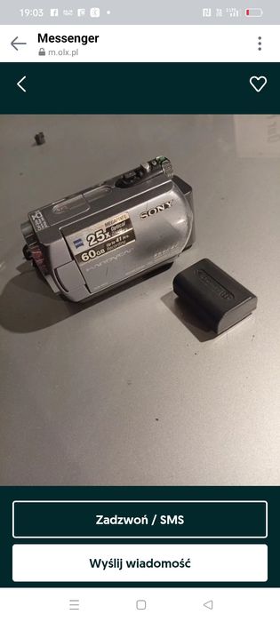 Sony dcr--sr72 kamera