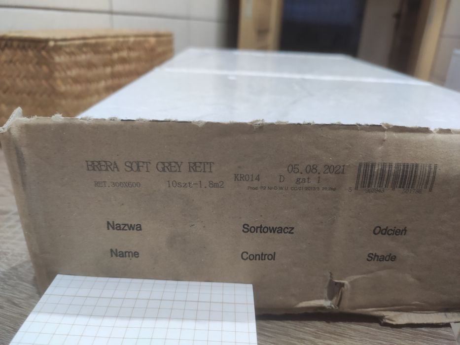 Brera Soft Grey 60 x 30cm, płytki ścienne ceramiczne 4,32m2
