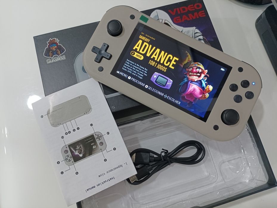 Consola portátil M17 jogos retro