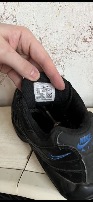 Кроссовки замша и кожа nike air max 96 оригинал размер 46