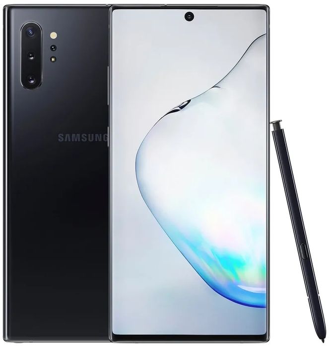 Флагманский смартфон Samsung Note 10 Plus 12/256GB, 1 sim, снепдреган
