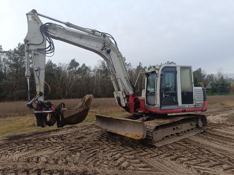 Koparka gąsienicowa Takeuchi TB1140 jcb 14ton cat doosan