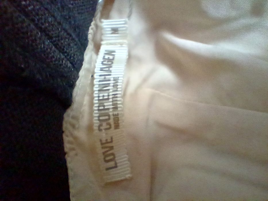 Nowa z metką spódnica długa/maxi beżowe w cekiny, Love Copenhagen M