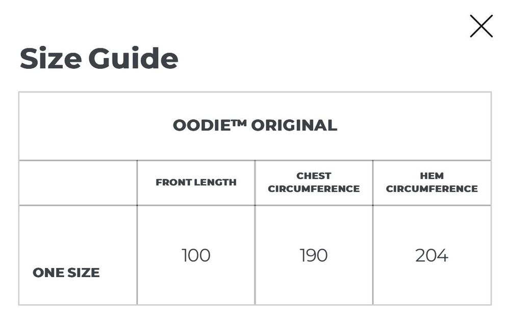 The Oodie roupão