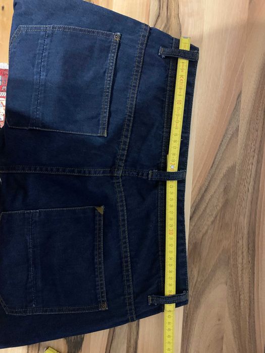 Spodnie jeans i materiał 3 sztuki