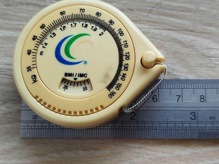 150cm miarka BMI indeks masy ciała talia Hip pomiar wysuwana linijka