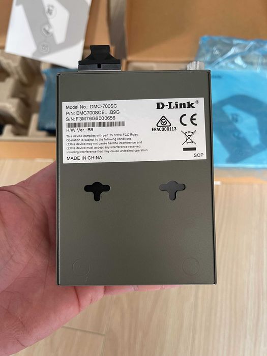 Media Konwerter światłowodowy D-Link DMC-700SC Jak Nowy
