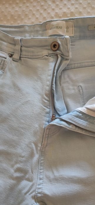 Calças ganga clara Pull & Bear