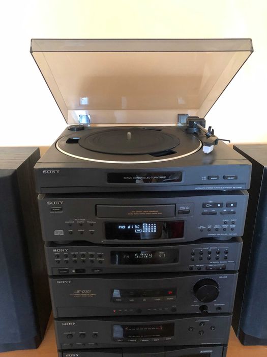 Duża wieża Sony LBT-D307 Radio FM stereo Hi-Fi /CD/Gramofon/ Bluetooth