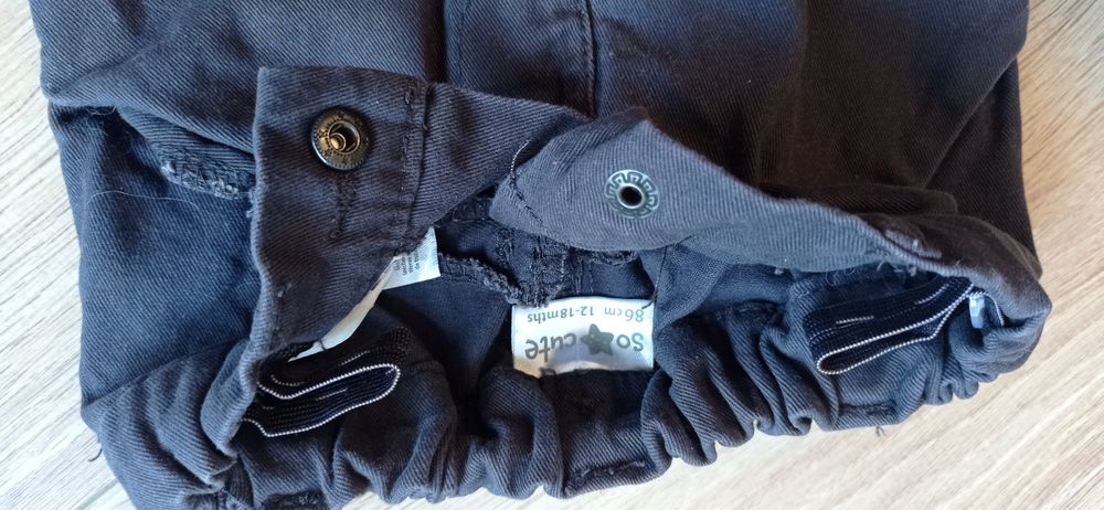 Komplet zestaw katana marynarka koszula jeans jeansowa spodnie Pepco s