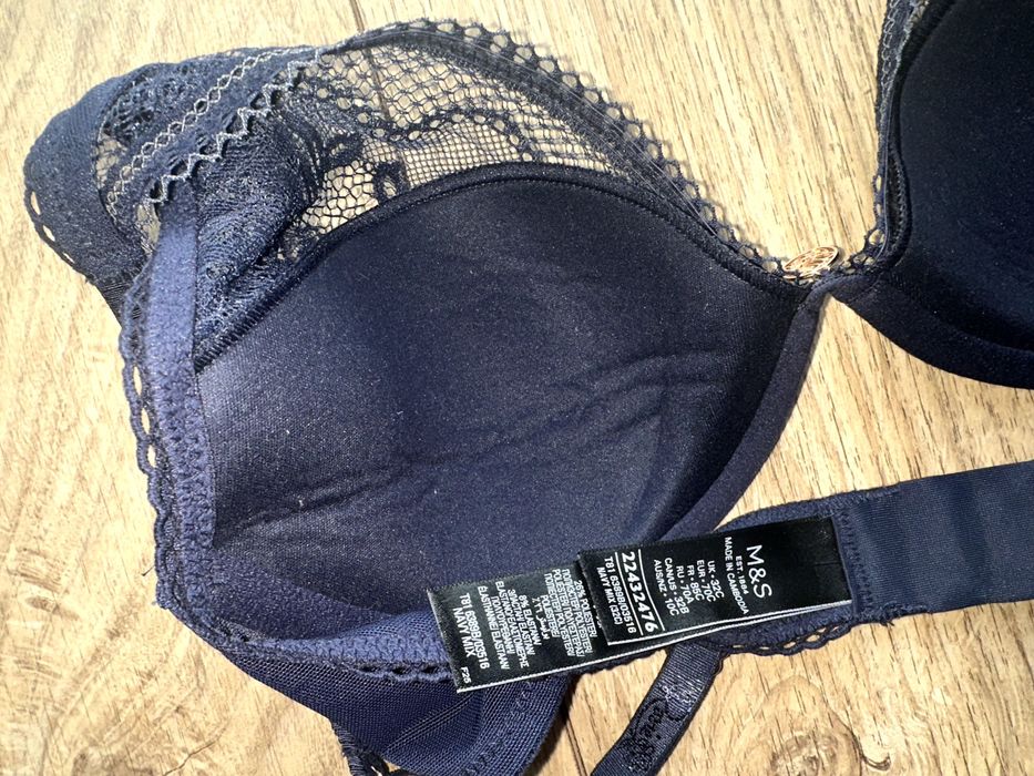 Marks & Spencer biustonosz nowy granatowy 70 C
