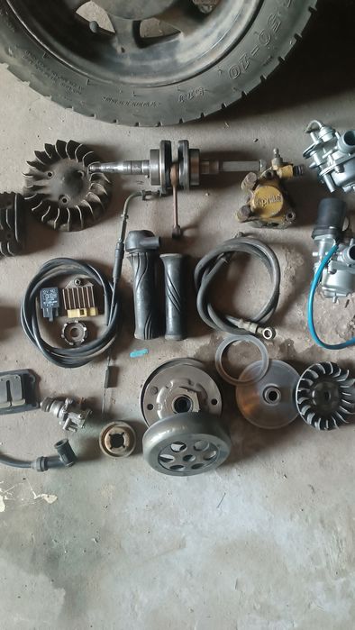 Вариатор jog 2ja,карбюратор, зчеплення