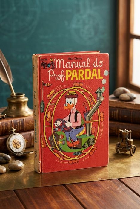 Livro Vintage "Manual do Prof. Pardal" – Editora Abril