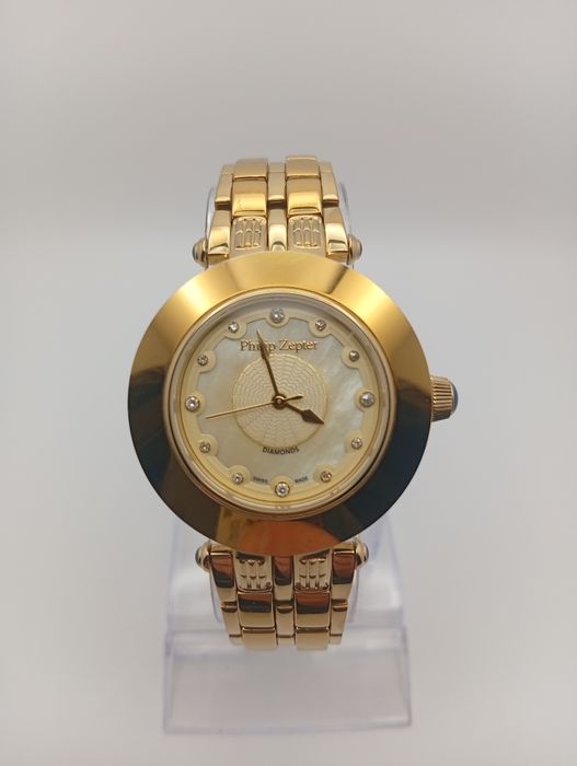 *159* PHILIP ZEPTER złoto diamenty Mystery Gold