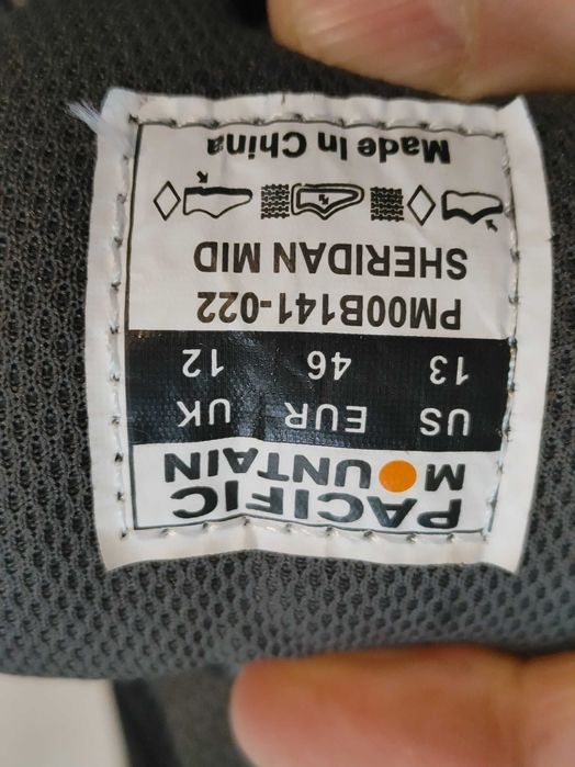 Ботінки Pacific Mountain Sheridan Mid Hiking Boots - Waterproof 46-47