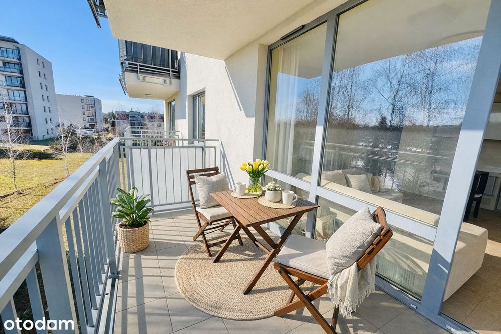 Słoneczne 50 m2 / balkon / zamknięte osiedle