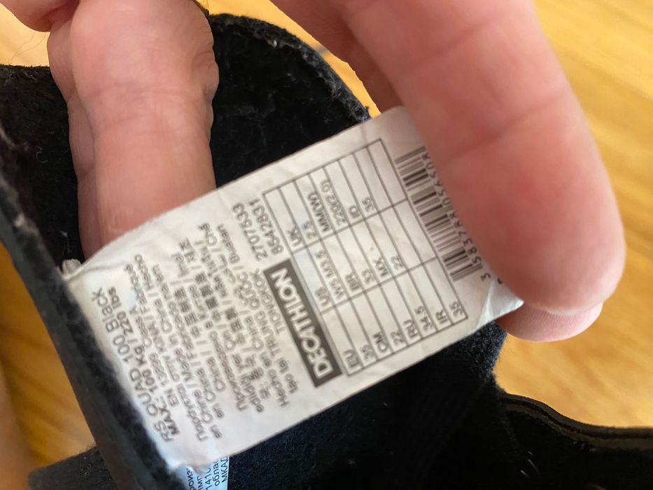 Patins usado em bom estado tamanho 34,5 Europa