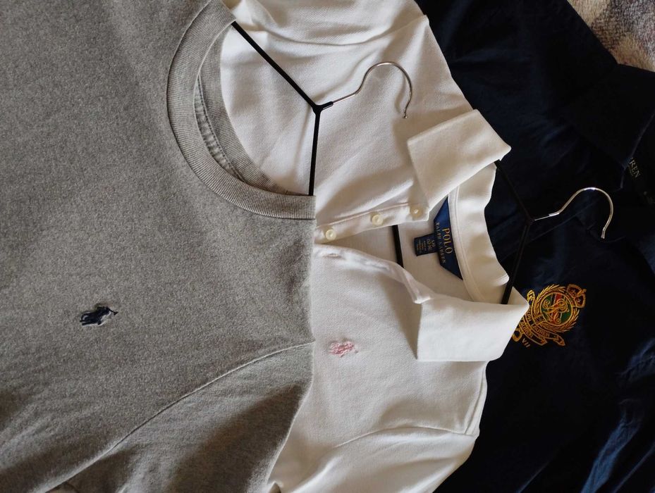 Ralph Lauren рубашка, футболка и поло-лонгслив одним лотом