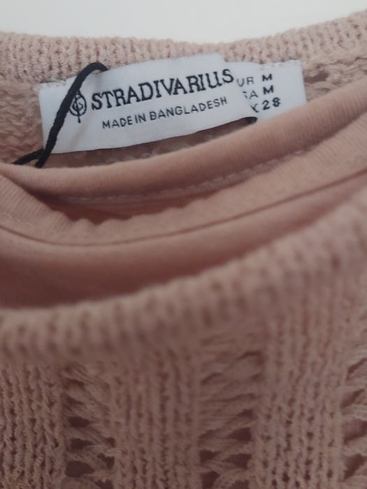 Vestido com forro Stradivarius