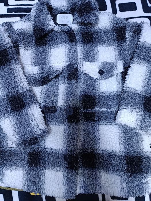 Куртка сорочка тедди 122-128