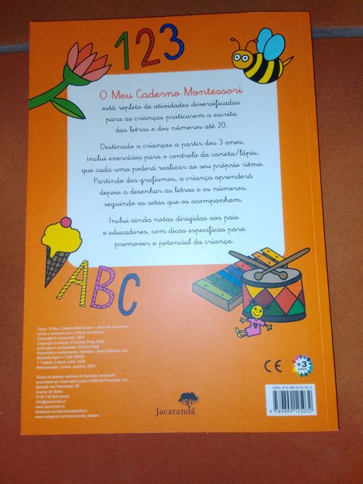 4 Livros didácticos infantis escolares - Envio Grátis Ctt