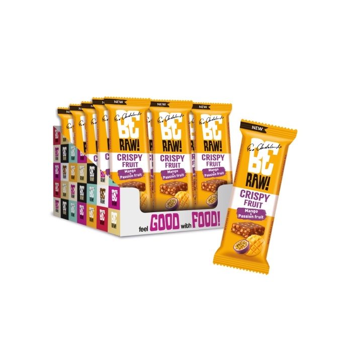 Batony Be Raw 15 sztuk mango passionfruit