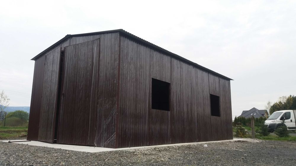 Garaż blaszany 5x7 Garaż blaszak Warsztat Magazyn PRODUCENT RÓŻNE Garaż blaszak Garaż blaszany na zamówienie na wymiar 6x8 Garaż 6x6 12x6 9x5 7x7 8x8