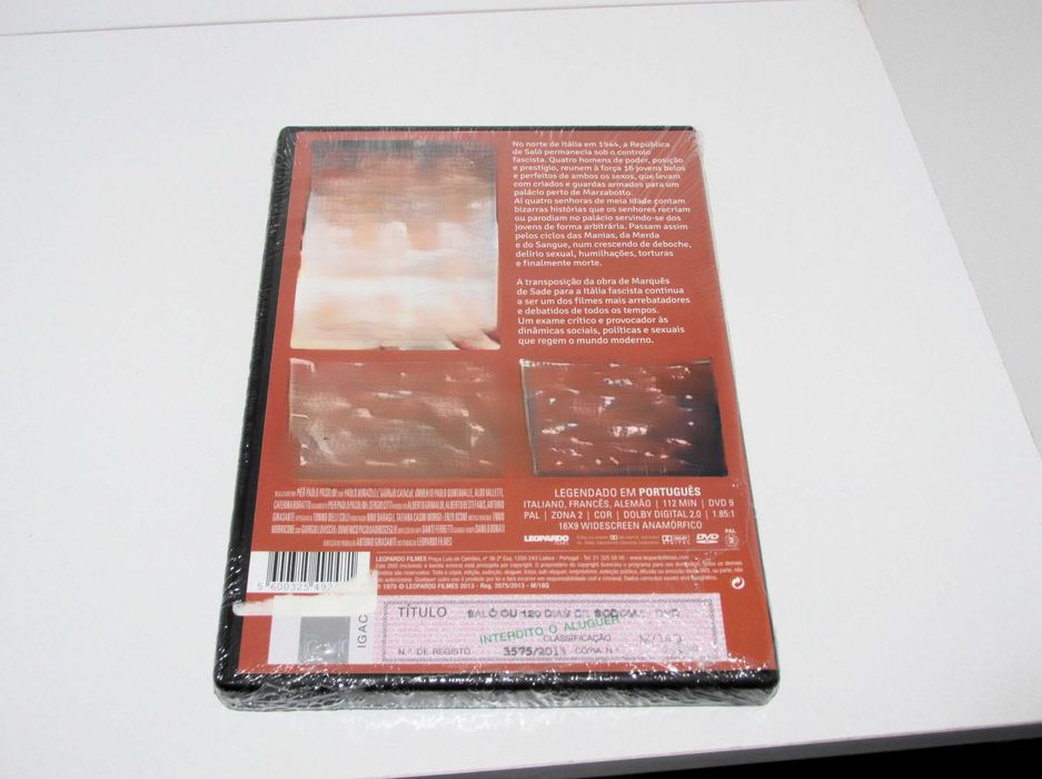 Saló ou 120 Dias de Sodoma - Filme DVD