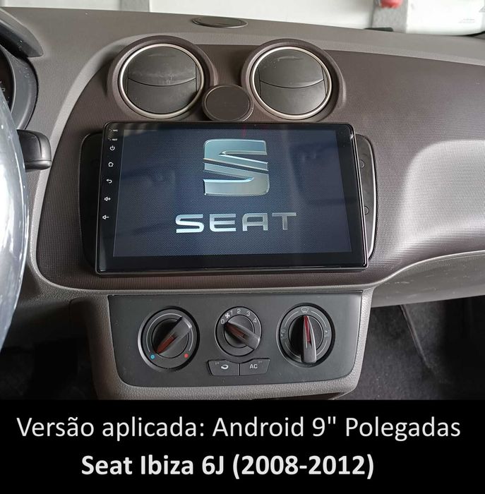 (NOVO) Rádio 2DIN 9" • Seat IBIZA 6J • [4+32GB] • Android GPS