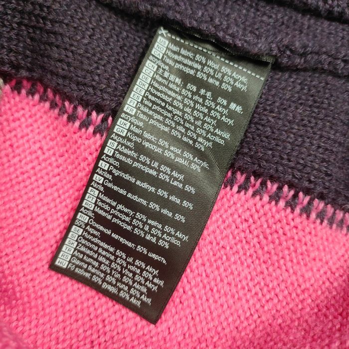 KARI TRAA Sweter Wełna Damski r. M