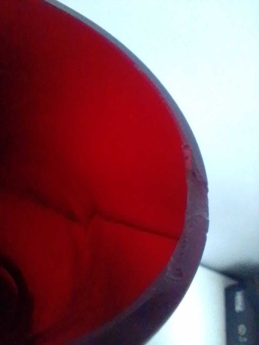 Wazon PRL czerwony ciemny