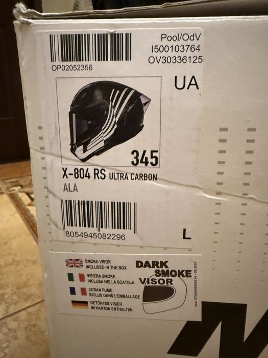 Мотошолом Nolan X-804 Carbon RS ALA 2025 Black