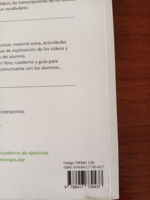 Caderno de atividades Espanhol de 10 ano