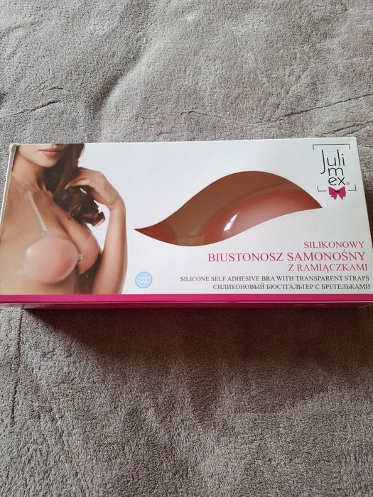 Julimex BS-04 sylikonowy biustonosz samonośny z ramiączkami