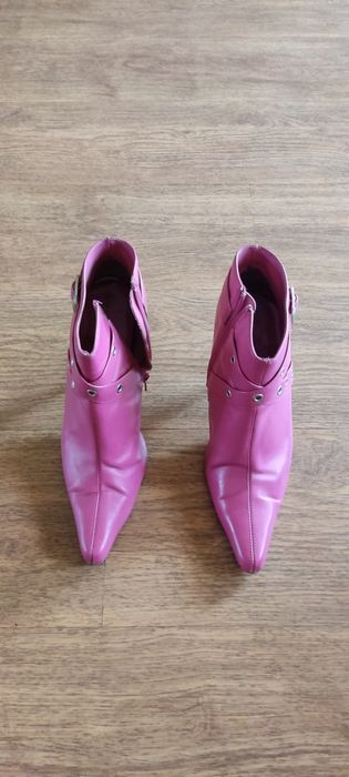 Женские кожаные полусапожки