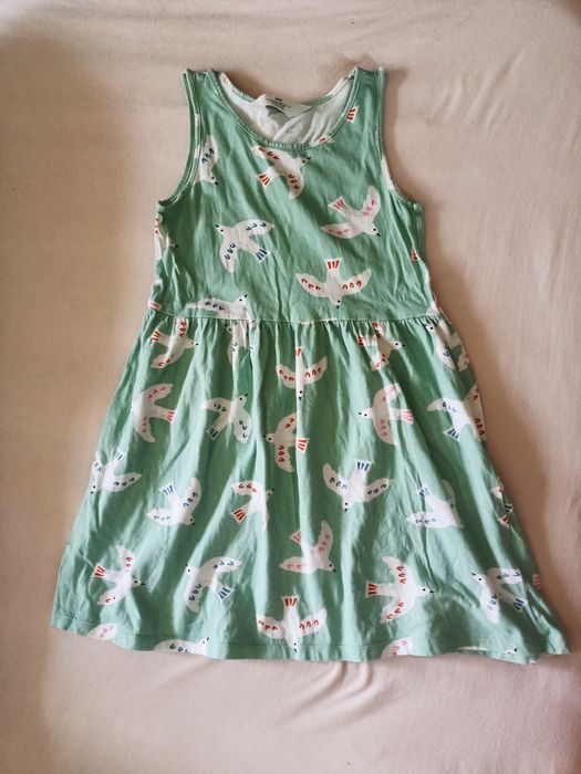 H&M bawełniana sukienka na ramiączkach