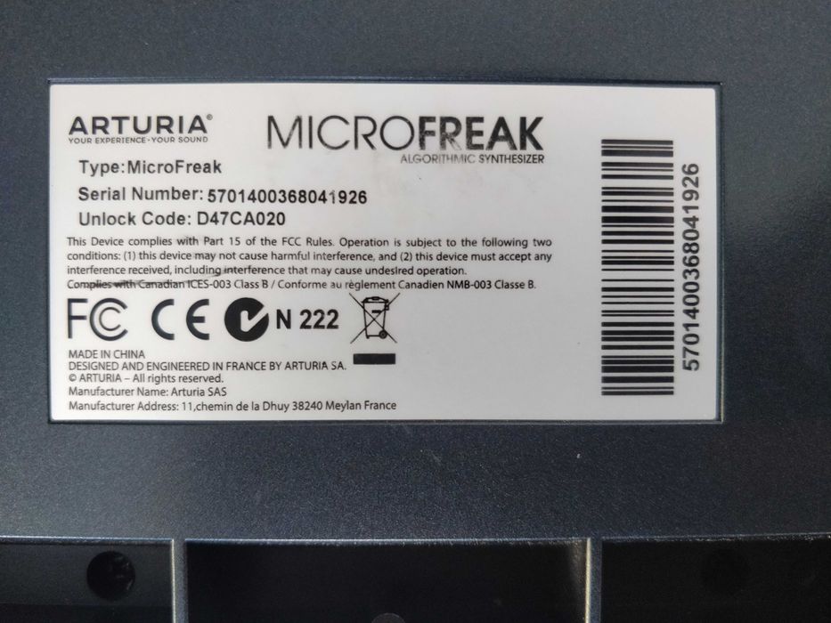 Arturia Microfreak – Sintetizador Algorítmico