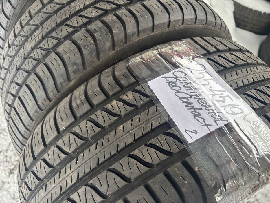 255-45-R19 CONTINENTAL PROCONTACT 2штуки всесезонн резина GERMANY 2024