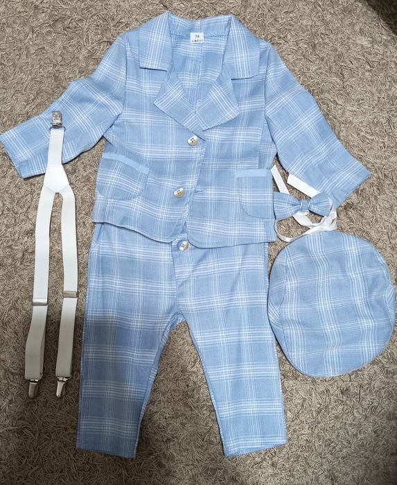 Garnitur do chrztu. Rozmiar 74