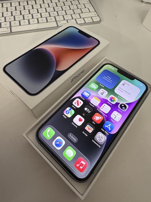 Bateria 100% iPhone 14 128gb Blue Idealny