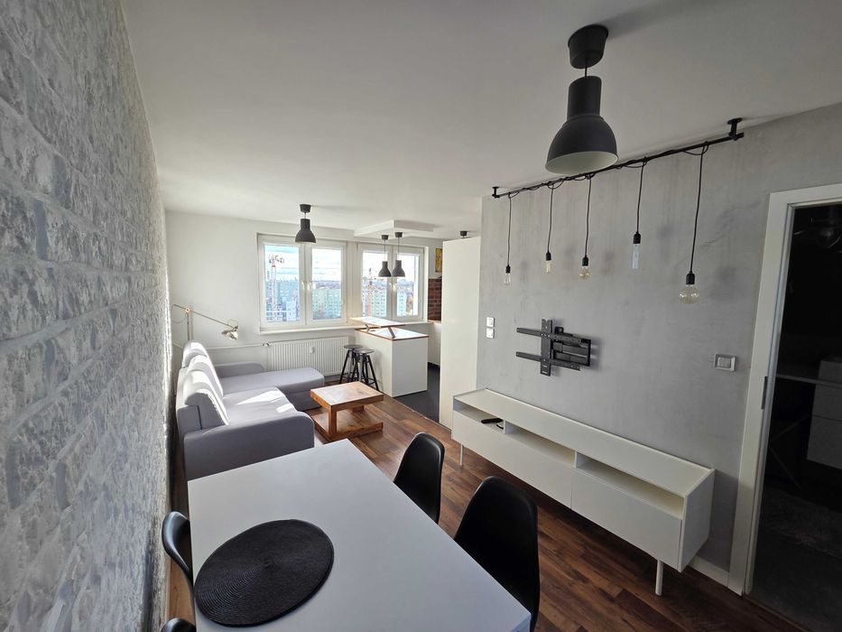 Wynajmę 2 pokojowe mieszkanie - Gdańsk, Zaspa, Pilotów - 41m2